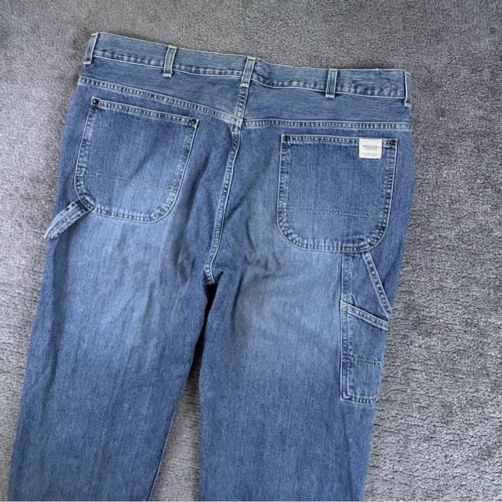 Vintage American Eagle Carpenter Baggy Cargo Jeans 38x32